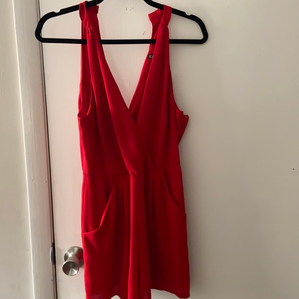 Express Red Romper
